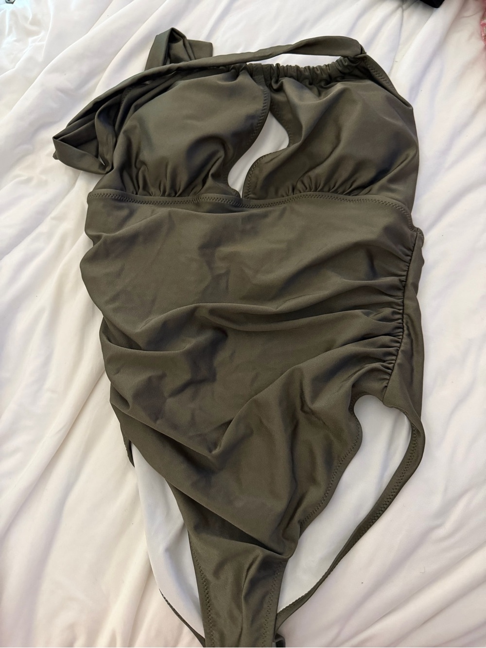 Cupshe One-Piece Swimsuit | Olive Green | XL